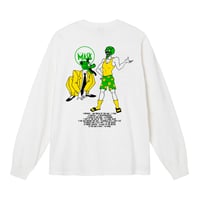 Couch potato L/S TEE"WHT"