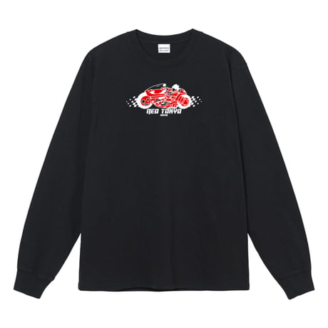 Racing L/S TEE"BLK"