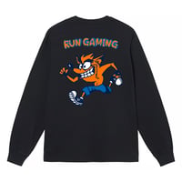 Run Gaming L/S TEE"BLK"