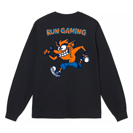 Run Gaming L/S TEE"BLK"