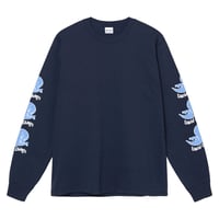 Casper  LONG TEE"NAVY"