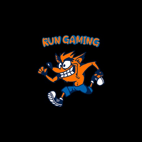 Run Gaming L/S TEE"BLK"