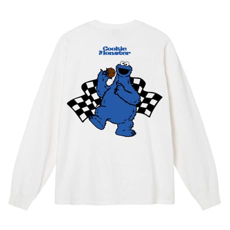 David Cookie LONG TEE "WHT"