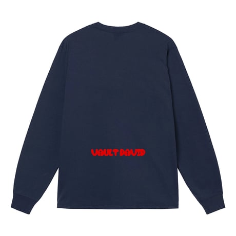 Vault L/S TEE"NAVY"