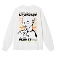NEW WAVE L/S TEE"WHT"