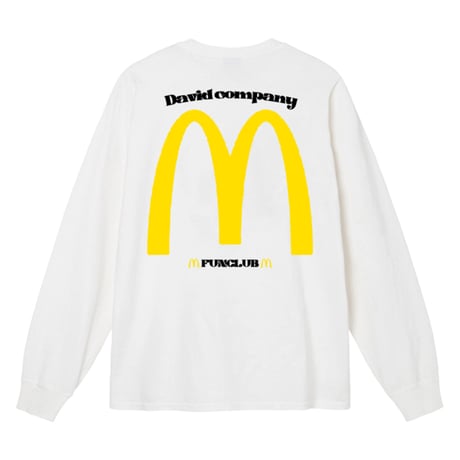 FUN CLUB LONG TEE "WHT"