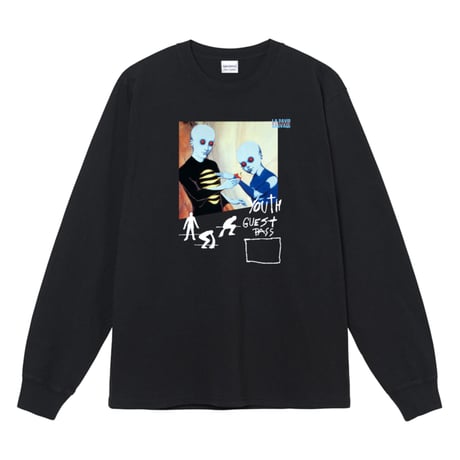 La David L/S TEE"BLK"