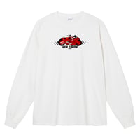 Racing L/S TEE"WHT"