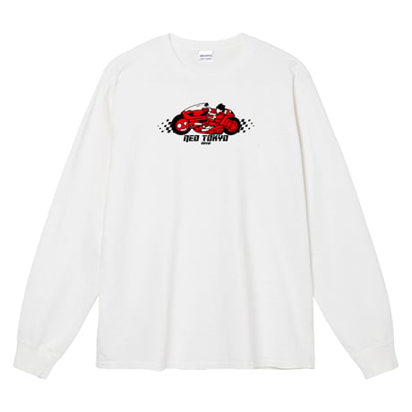 Racing L/S TEE"WHT"