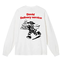 Delivery Service L/S TEE"WHT"