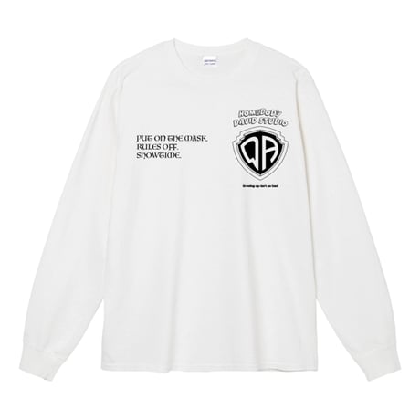 Couch potato L/S TEE"WHT"