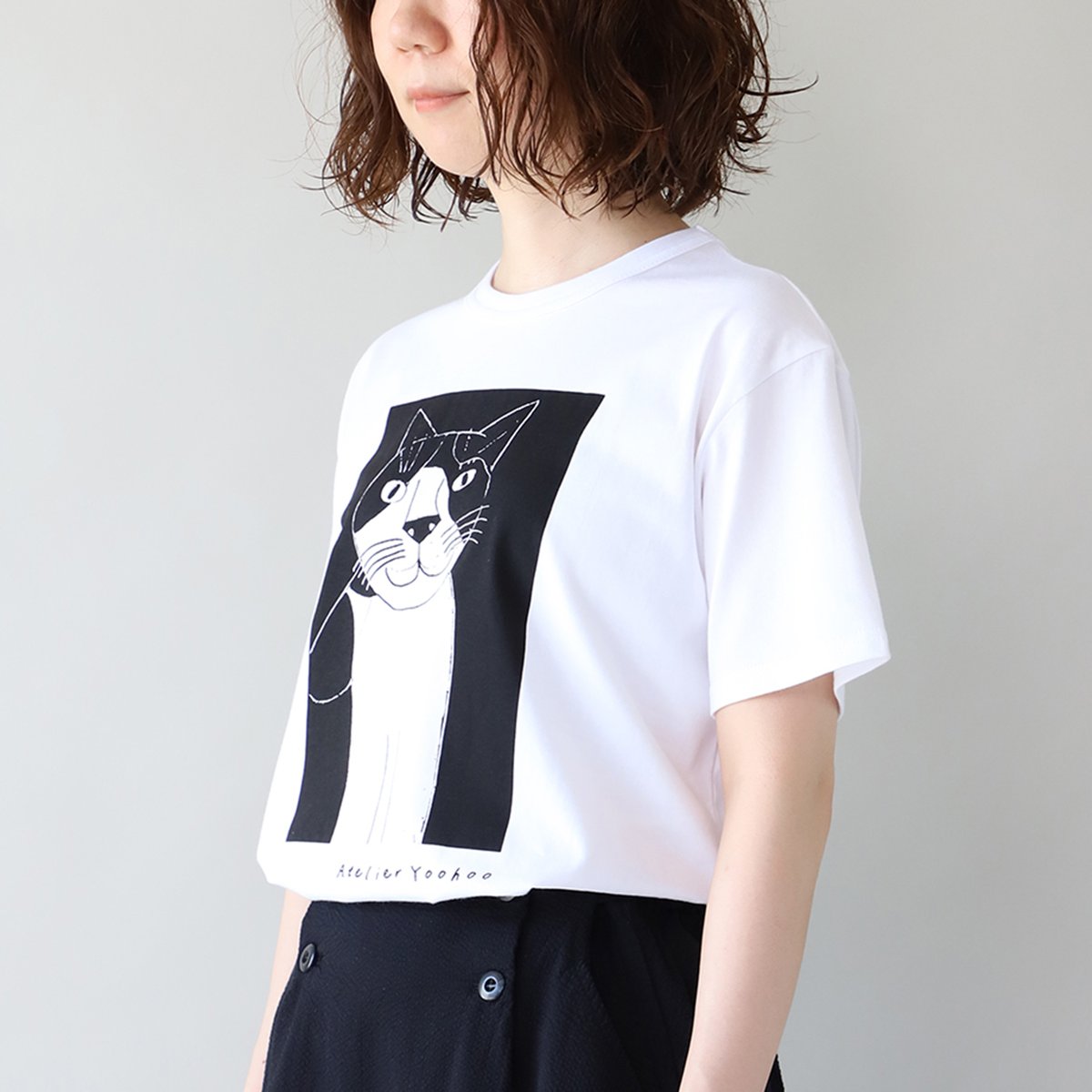 Tシャツ＜ミケ猫＞ | はあと・フレンズ・ストア ONLINE SHOP