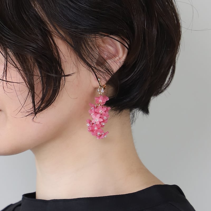 THANKCHERRY flower10段ピアス・イヤリング | はあと・フレンズ