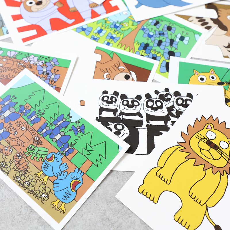 のほほんアニマルポストカード | はあと・フレンズ・ストア ONLINE SHOP