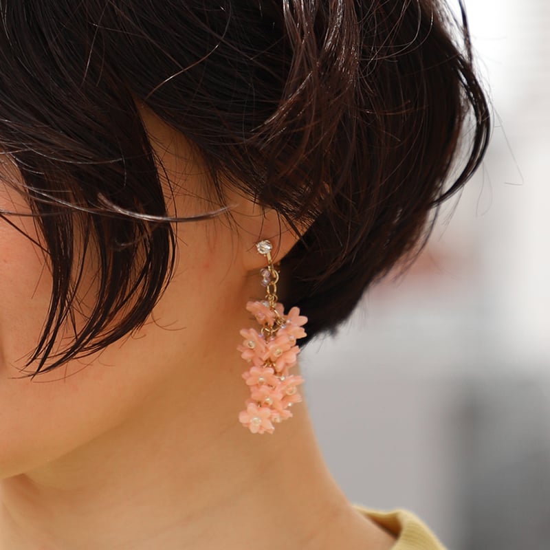 THANKCHERRY flower10段ピアス・イヤリング | はあと・フレンズ