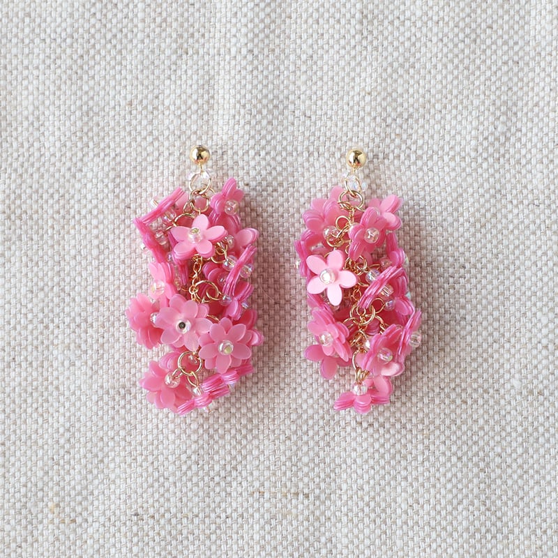 THANKCHERRY flower10段ピアス・イヤリング | はあと・フレンズ