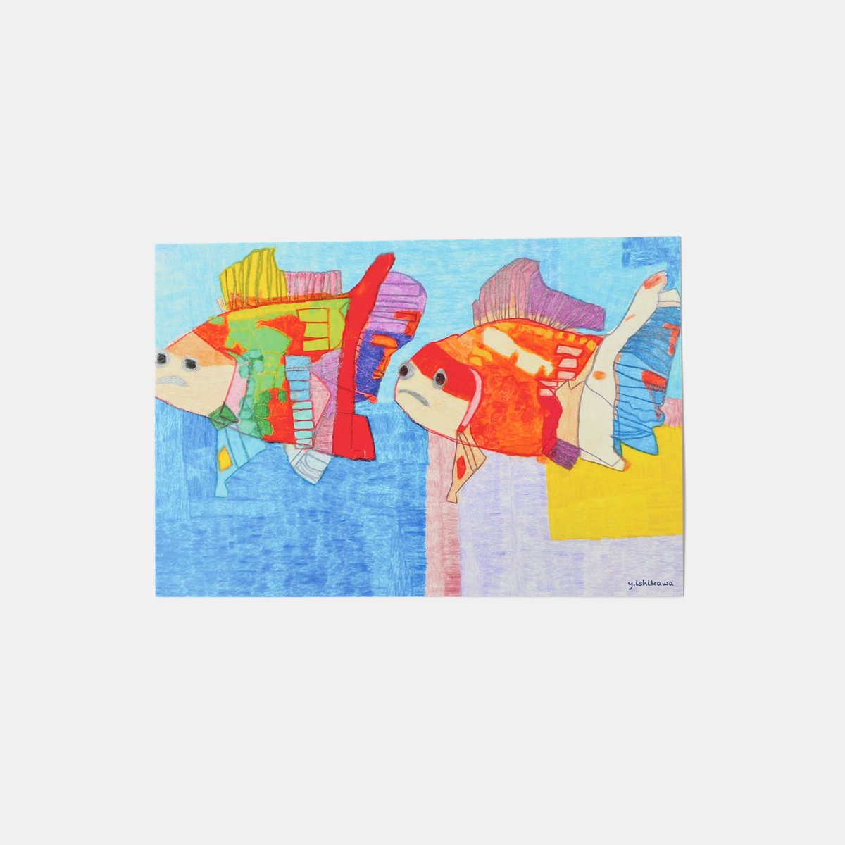 金魚・花火 ポストカード | はあと・フレンズ・ストア ONLINE SHOP