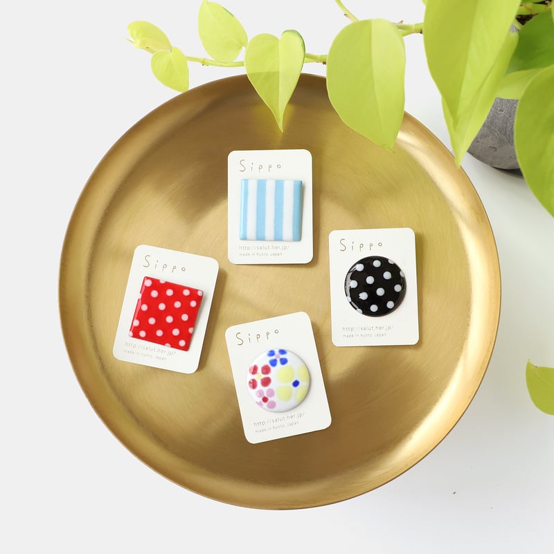 Sippo 七宝焼 ブローチ | はあと・フレンズ・ストア ONLINE SHOP