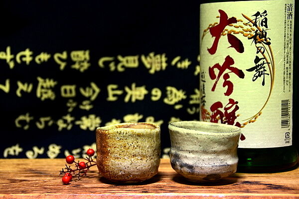 信楽焼 穴窯ぐい呑み・ぐい呑み2点セット NO5 | うつわ物語