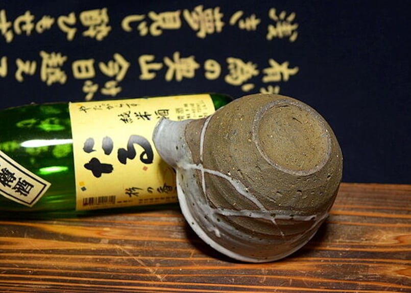 FROMJAPAN様用　信楽酒注 信楽焼 片口酒器or注器(えくぼ付) シックグレー | うつわ物語