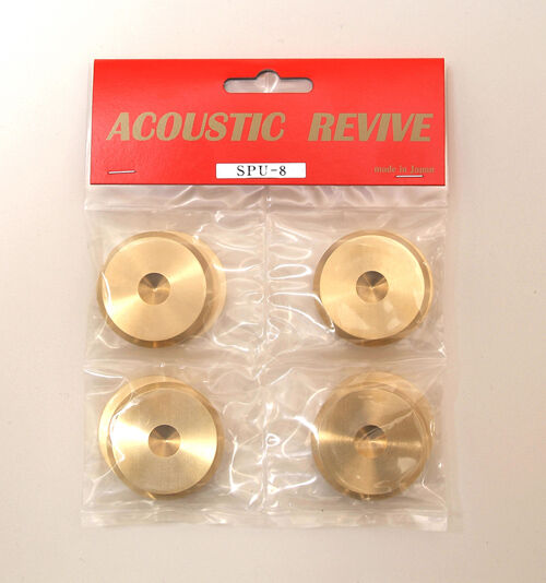 ACOUSTIC REVIVE 黄銅(真鍮)製スパイク受け SPU-8 | オーディオ