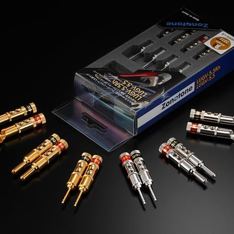 LUG-5.5シリーズ(24K純金メッキ) 5.5スケア対応SPケーブル用コネクター