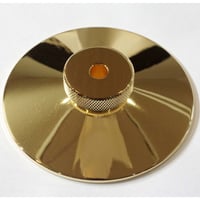 RS-1G　砲金+光沢金メッキ仕上げレコードスタビライザー