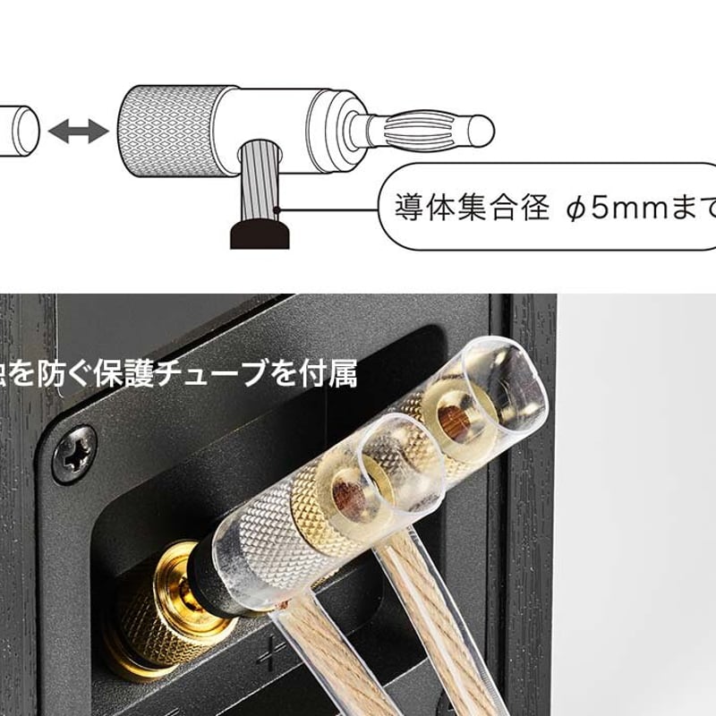 AT6303a サイド接続タイプバナナプラグ | オーディオユニオン お茶の水