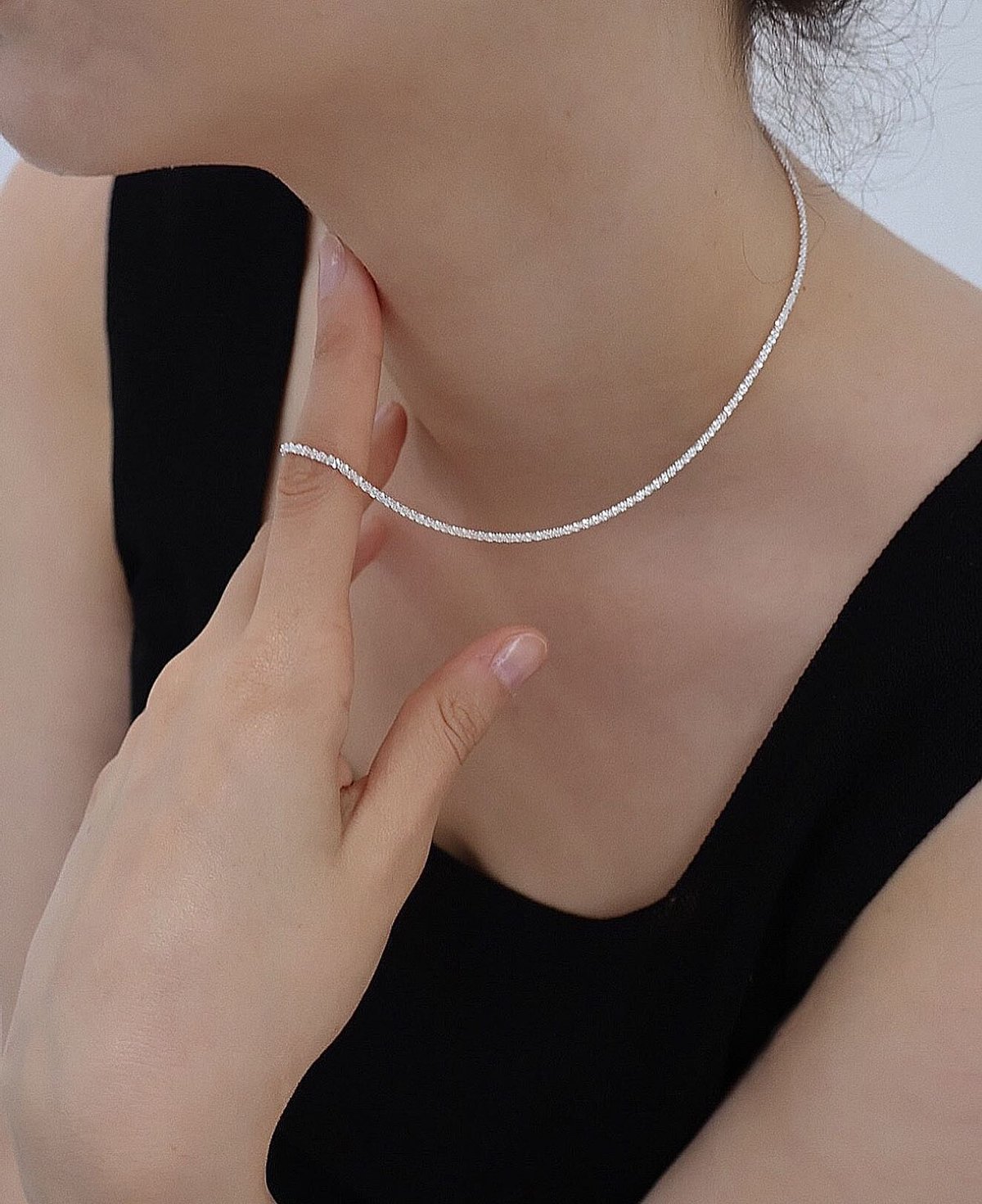 SS241 純銀製 シルバーネックレス | SanSun Jewelry