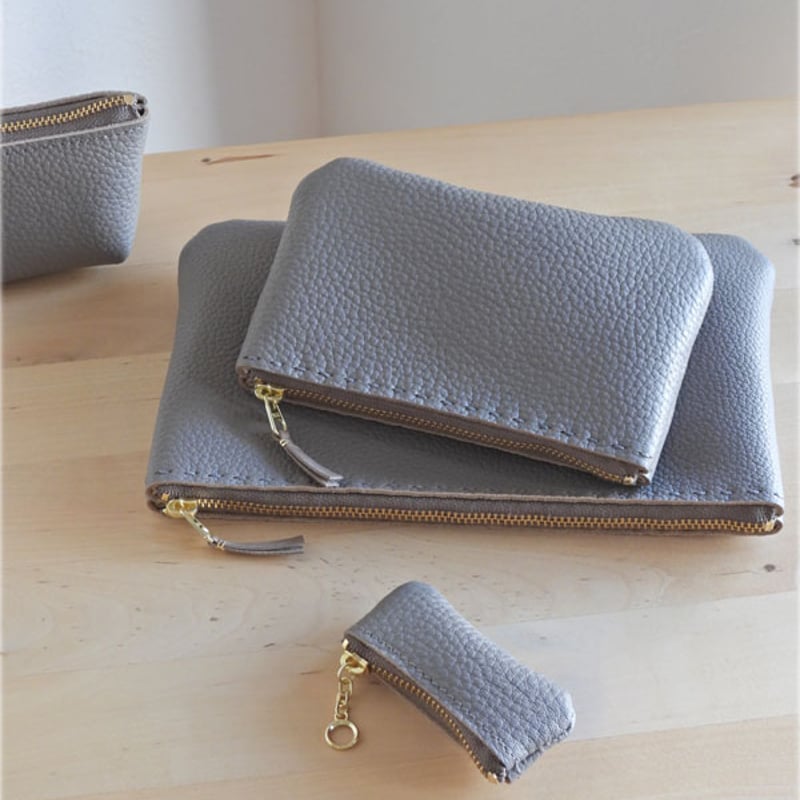 グレージュ レザーグッズ | St.Agata