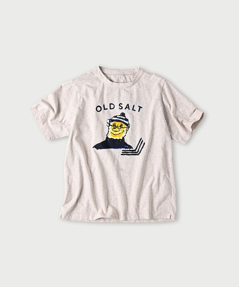 オールドソルトべタッチプリントの90845星半袖Tシャツ | 45R葉山店