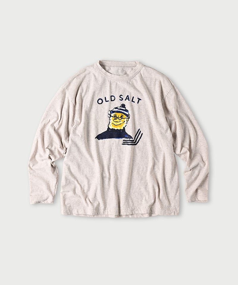 オールドソルトべタッチプリントの908オーシャン長袖Tシャツ | 45R葉山店
