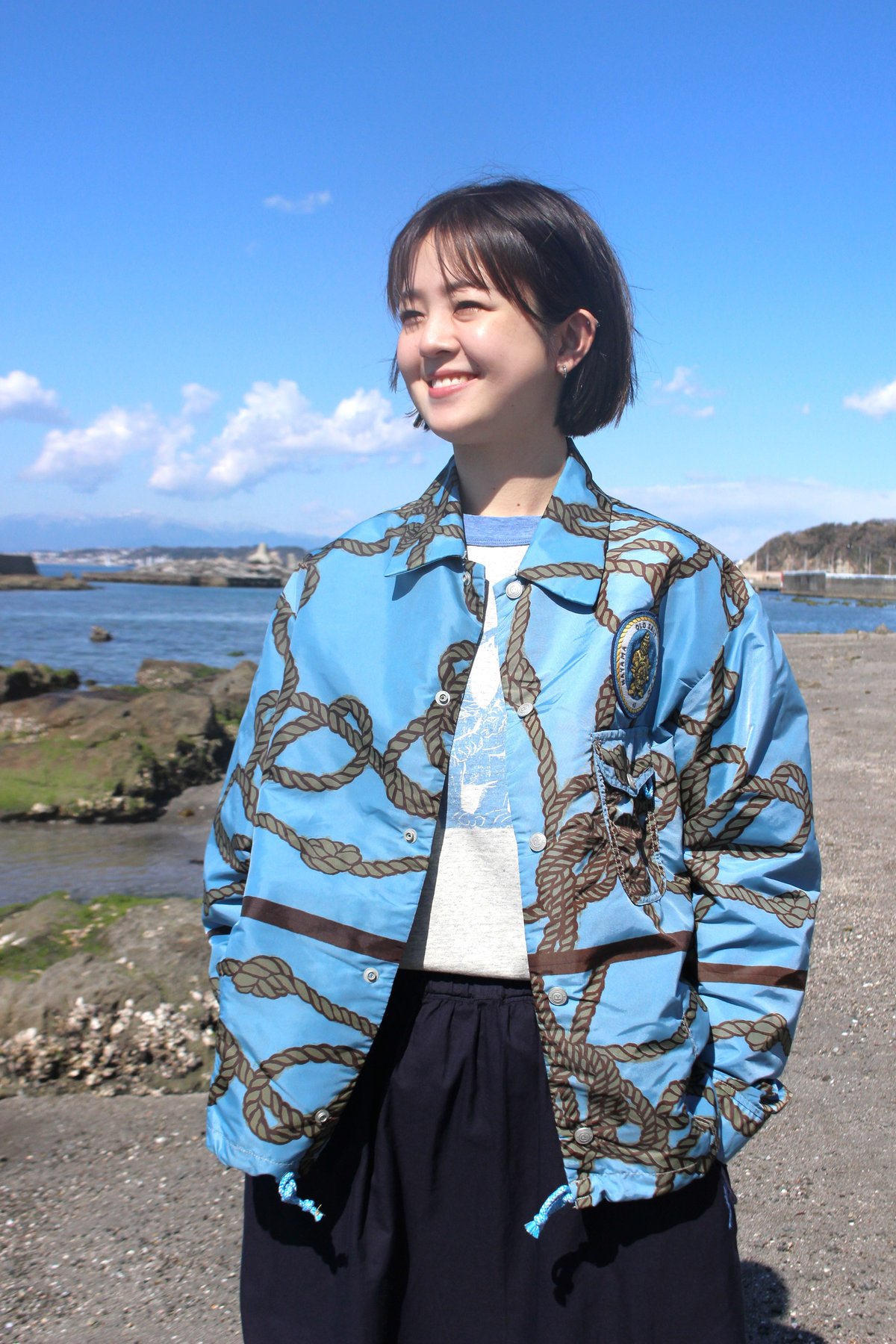 OLD SALTの全面プリントナイロン908ブルゾン | 45R葉山店 OLD SALTの全面プリントナイロン908ブルゾン | 45R葉山店
