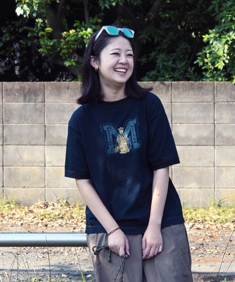 45R SEA SAILべタッチプリントサイズ4 葉山ブルーかもーんめTシャツ 45R葉山店
