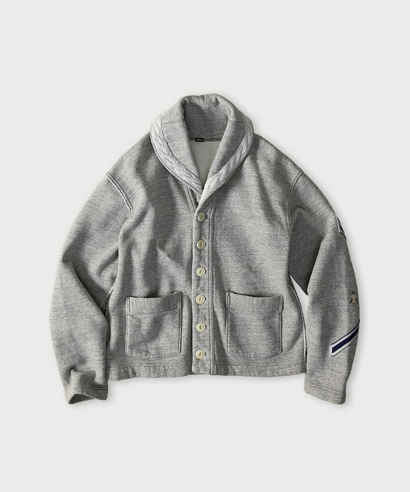 45rpm 45R 908ガンジーカーディガン ショールカラー 45Rスムースの908ショールカーディガン（インディゴ）: WOMEN｜45R