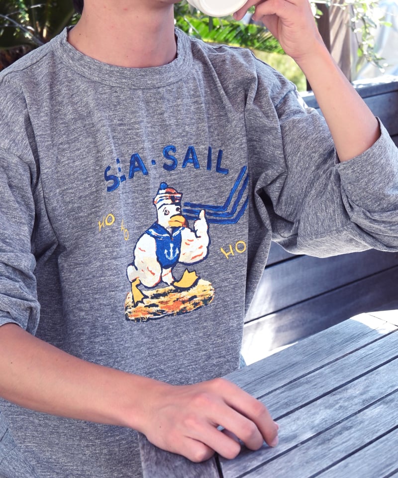 45R 海ものがたり　くじら　半袖Tシャツ ポコちゃん 45R 海ものがたり くじら 半袖Tシャツ ポコちゃん