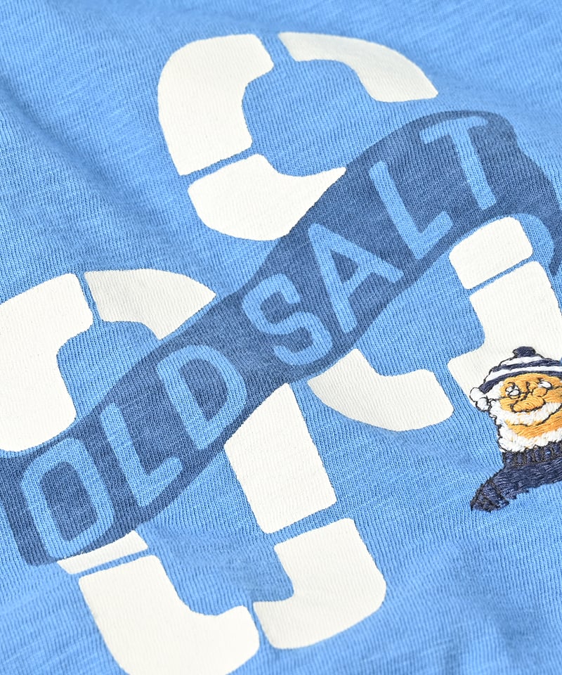 オールドソルト イニシャルべタッチプリントの908 45星Tシャツ | 45R葉山店