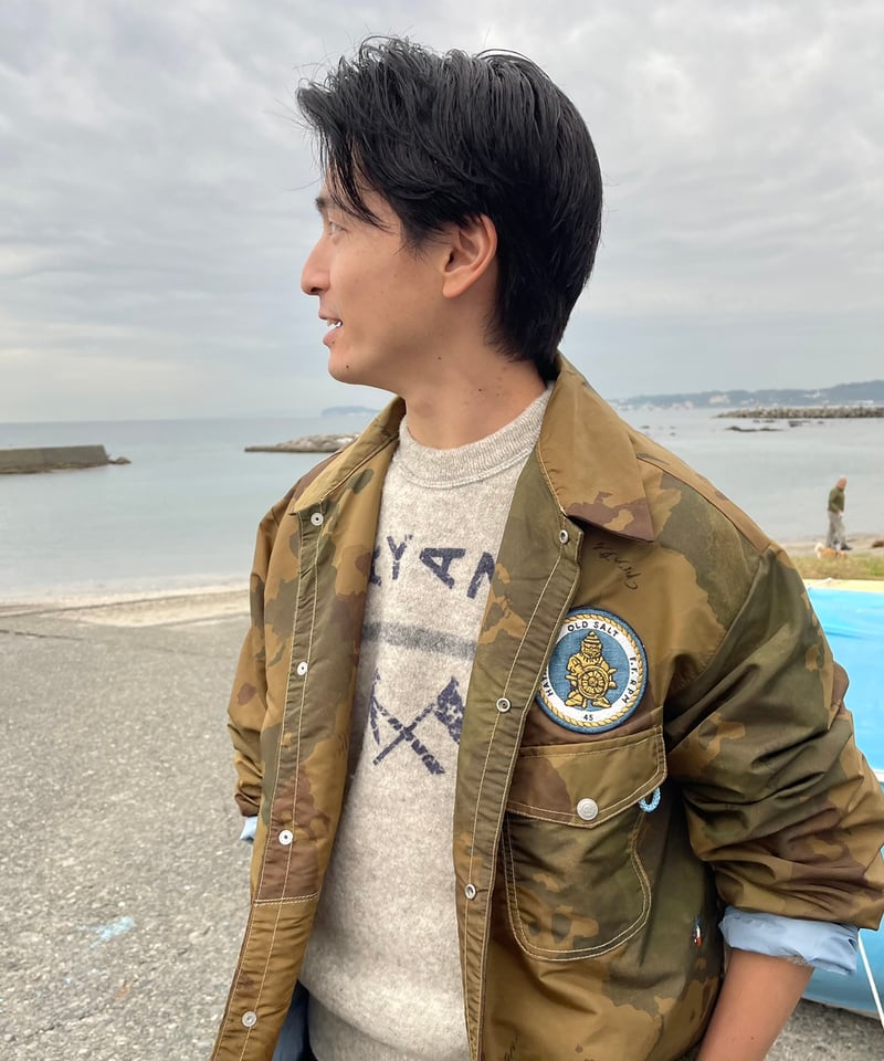 OLD SALTの全面プリントナイロン908ブルゾン | 45R葉山店 OLD SALTの全面プリントナイロン908ブルゾン | 45R葉山店