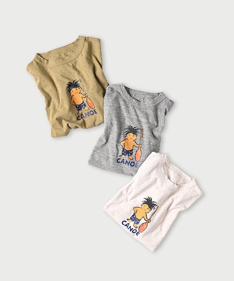 美品 45r CANOE 葉山ものがたり コノッキくん カヌー Tシャツ　2 美品 45r CANOE 葉山ものがたり コノッキくん カヌー Tシャツ 2