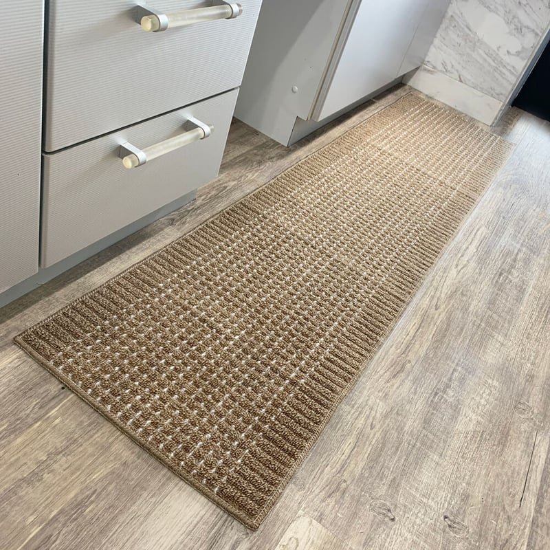 キッチンマット cubedot 45×180cm 洗える おしゃれ 滑り止め
