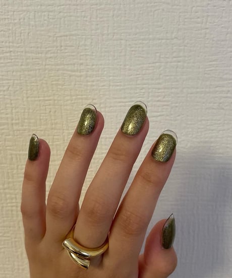 green magnet×clear french