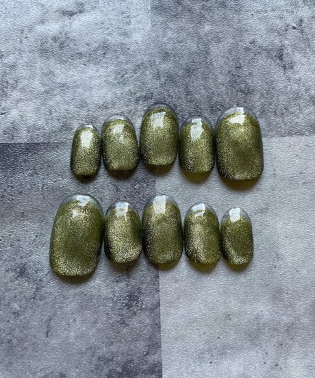 green magnet×clear french