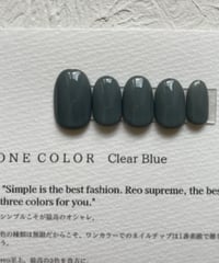 【SIZE ORDER】ONE COLOR Clear Blue片手分