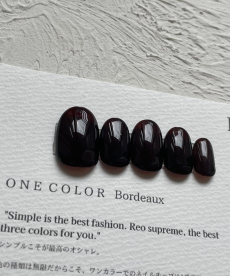 【SIZE ORDER】One Color Bordeaux 片手分