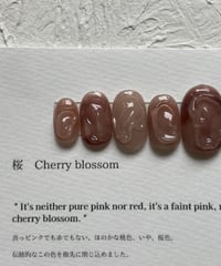 【SIZE ORDER】桜　cherry blossom 片手分
