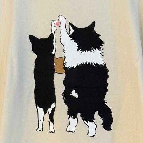 Yes!フォーリンにゃんTee (前後プリント）