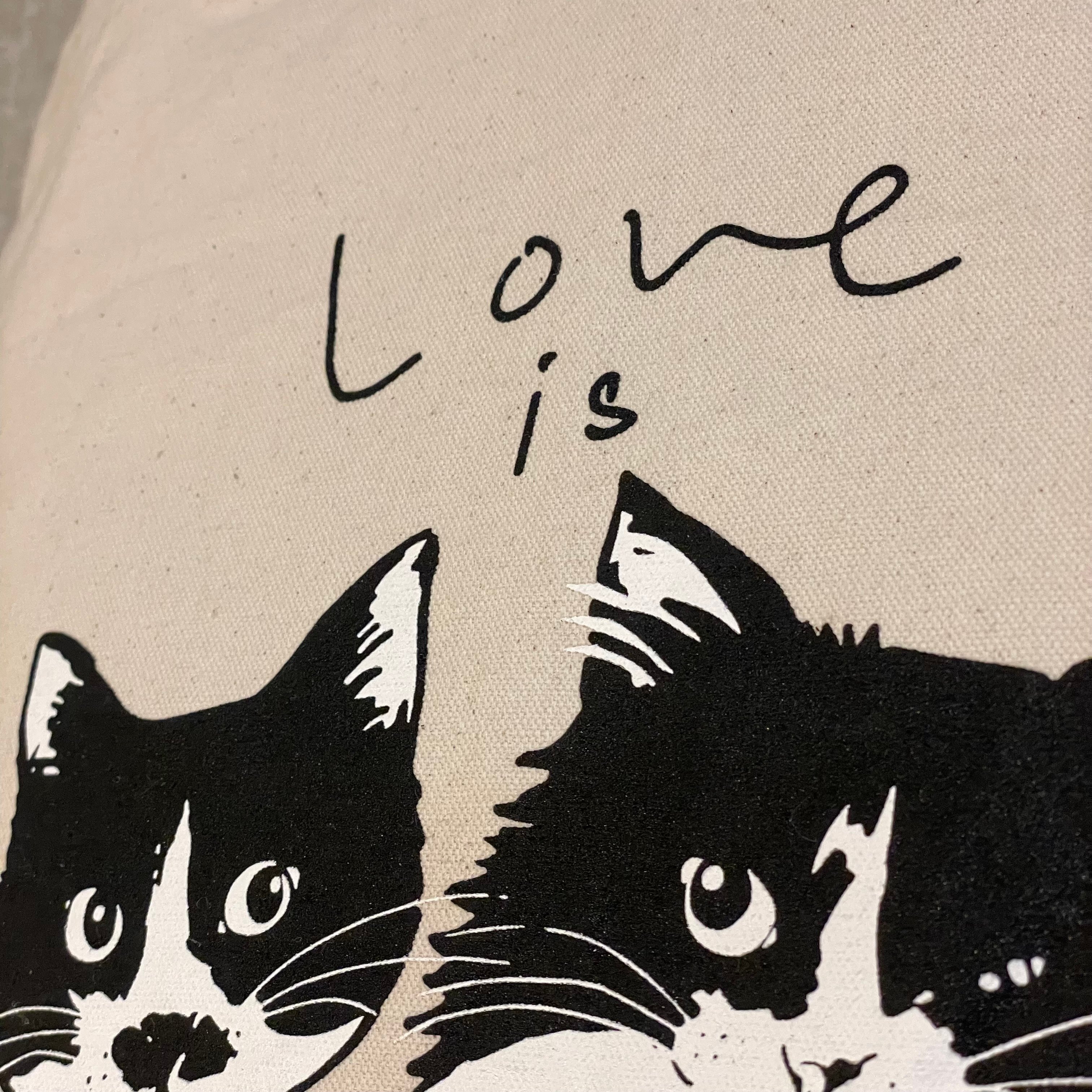 新作　チョコ　ケーキ　パネル生地　猫　トートバッグ　♡ CATトートバッグ | CAT & BAKES 9456