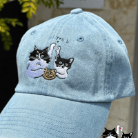 Yes!フォーリンにゃん刺繍キャップ