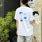 【NEW】9456猫4匹 Tシャツ（バックプリント）