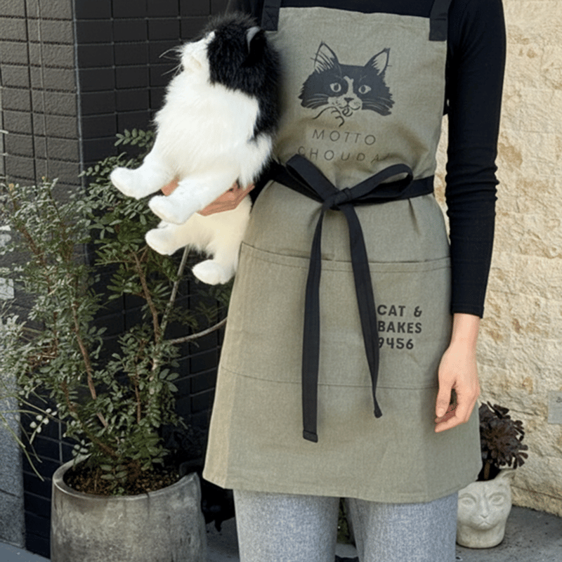 CAT & BAKES 9456 オリジナルエプロン | CAT & BAKES 9456